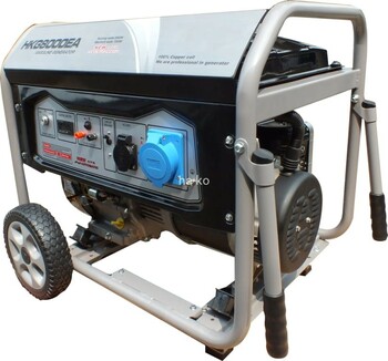 HKG8000EA Open frame 8kva briggs and stratton powered portable petrol generator