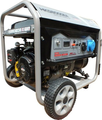 HKG8000EA Open frame 8kva briggs and stratton powered portable petrol generator